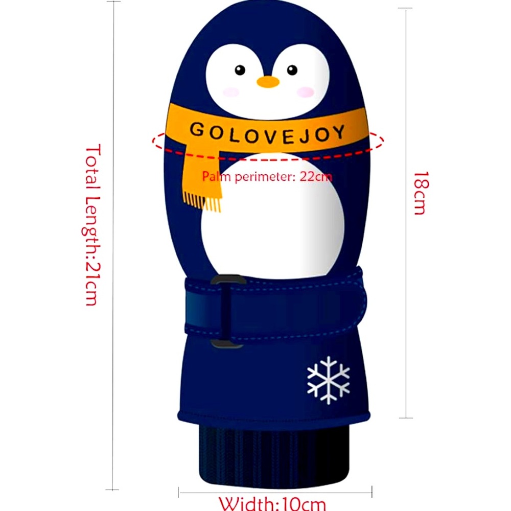 Mittens Winter Snow Glove waterproof Fleece Kid Ski Gloves for Boys Girls
